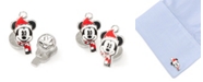 Disney Men's Mickey Mouse Holiday Hat Cufflinks
